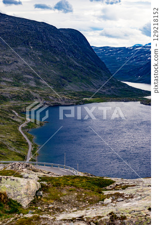 Djupvatnet lake and road to Dalsnibba Norway 129218152