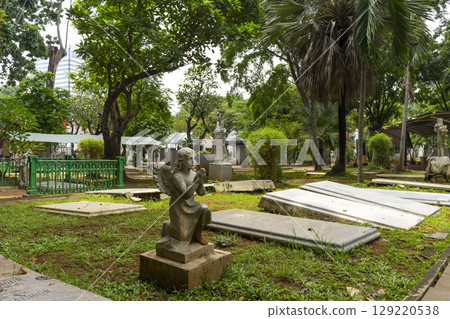 The cultural heritage of the Taman Prasasti Museum in Jakarta, Indonesia. 129220538
