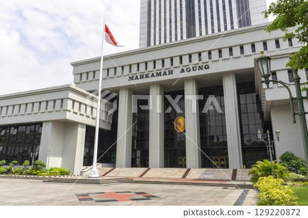Supreme Court complex of the Republic of Indonesia or Mahkamah Agung in Jakarta, Indonesia 129220872