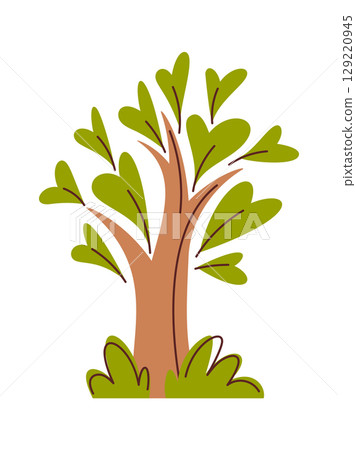 Symbolic tree of life element 129220945