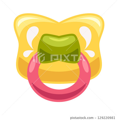 Colorful rubber soother cartoon accessory Colorful rubber soother cartoon accessory 129220981
