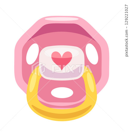 Dummy creative baby shower element Dummy creative baby shower element 129221027