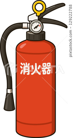 滅火器的例證 129222788