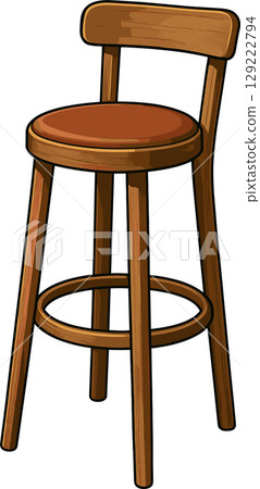 High chair illustration 129222794