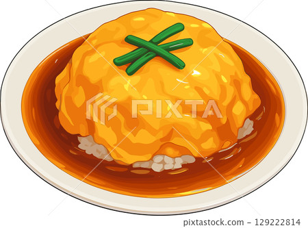 Illustration of Tianjin rice 129222814