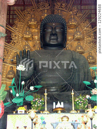 奈良東大寺世界遺產大佛殿毘盧遮那佛 129224688