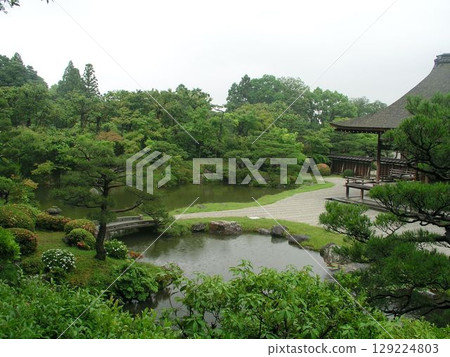 Kyoto Ninnaji Temple Imperial Palace Gardens Tatsuden North Garden 129224803