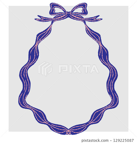 Hand-drawn decorative frame in doodle sketch style. Vector illustration with wavy lines and swirls. Perfect for cards, invitations, posters, or photo decoration. Hand-drawn decorative frame in doodle sketch style. Vector illustration with wavy lines and swirls. Perfect for cards, invitations, posters, or photo decoration. 129225087