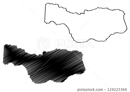 Pinheiros municipality (Espirito Santo state, Municipalities of Brazil, Federative Republic of Brazil) map vector illustration, scribble sketch Pinheiros map Pinheiros municipality (Espirito Santo state, Municipalities of Brazil, Federative Republic of Brazil) map vector illustration, scribble sketch Pinheiros map 129225368