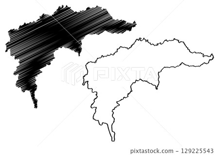 Sao Domingos do Norte municipality (Espirito Santo state, Municipalities of Brazil, Federative Republic of Brazil) map vector illustration, scribble sketch Sao Domingos do Norte map Sao Domingos do Norte municipality (Espirito Santo state, Municipalities of Brazil, Federative Republic of Brazil) map vector illustration, scribble sketch Sao Domingos do Norte map 129225543