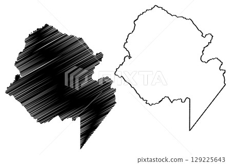 Iconha municipality (Espirito Santo state, Municipalities of Brazil, Federative Republic of Brazil) map vector illustration, scribble sketch Iconha map Iconha municipality (Espirito Santo state, Municipalities of Brazil, Federative Republic of Brazil) map vector illustration, scribble sketch Iconha map 129225643