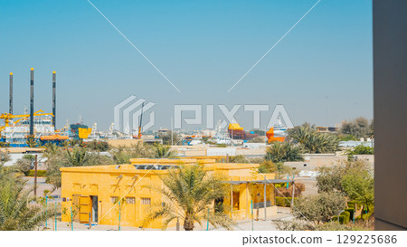 building, desert, house 129225686