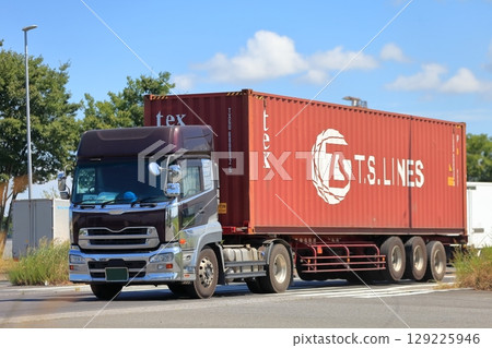 Trailer truck Trailer truck 129225946