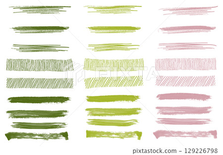 stroke, paint, seamless 129226798