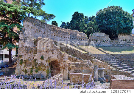 Ancient Roman Theatre From First Century Teatro Romano in Trieste, Italy Ancient Roman Theatre From First Century Teatro Romano in Trieste, Italy 129227074
