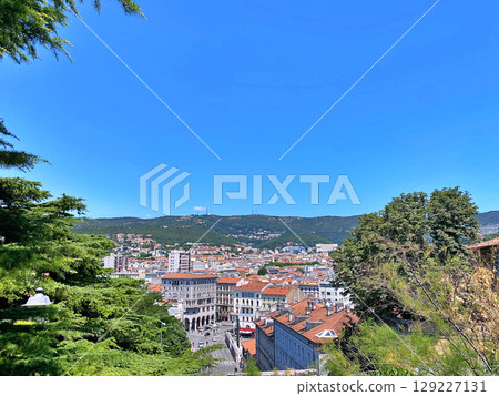 Panoramic View over Trieste, Italy 129227131