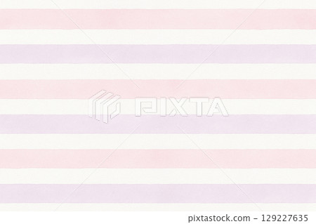 淡粉紅色和紫色水平條紋背景(水彩畫) 淡粉紅色和紫色水平條紋背景(水彩畫) 129227635
