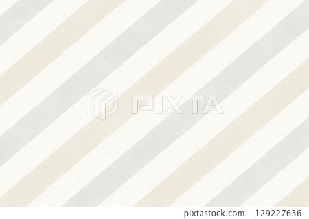 自然色斜條紋背景（水彩） 129227636