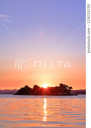 【島根縣】與がそば島和宍道湖的夕陽 129228330