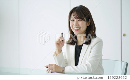 Business person during the meeting 129228632