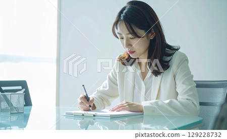 Business person during the meeting 129228732