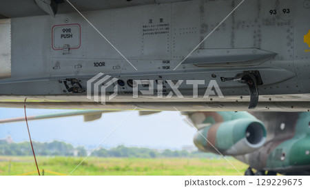 LAU-106 missile launcher on the Japan Air Self-Defense Force F-15J Eagle 129229675