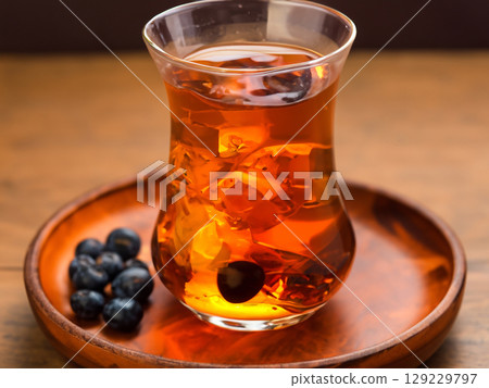 茶蘇打紅茶藍莓人工智慧飲料咖啡茶 129229797