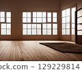 Empty room, quiet room, real estate, interior, interior view, home, detached house, wooden floor, wooden room 129229814