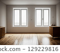 Empty room, quiet room, real estate, interior, interior view, home, detached house, wooden floor, wooden room 129229816