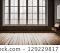 Empty room, quiet room, real estate, interior, interior view, home, detached house, wooden floor, wooden room 129229817