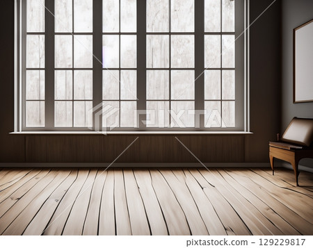 Empty room, quiet room, real estate, interior, interior view, home, detached house, wooden floor, wooden room 129229817