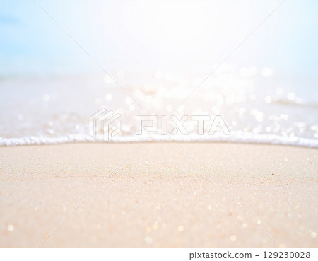 The shore of the crystal clear sea The shore of the crystal clear sea 129230028