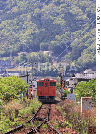 猊鼻線下深川站發車的Kiha 47號 猊鼻線下深川站發車的Kiha 47號 129230253