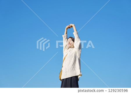 女性、中年、成長 129230596