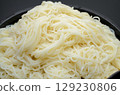 Large serving of somen noodles 129230806