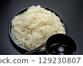 Large serving of somen noodles 129230807