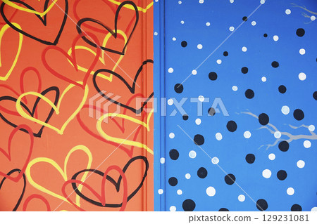 Fun illustrations on the walls of the facility 129231081