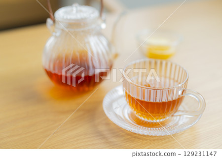 Dining table and tea Dining table and tea 129231147