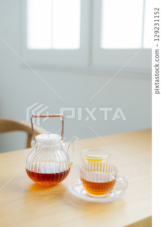 Dining table and tea 129231152