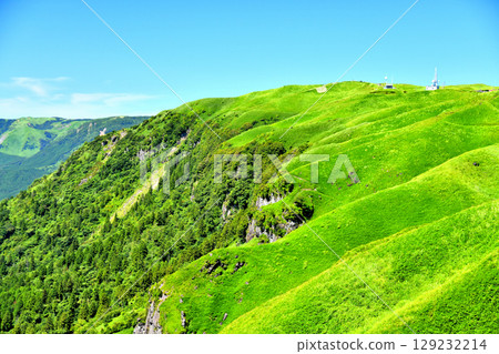 View of the Aso Daikanbo area (Aso City, Kumamoto Prefecture) [July 2025] 129232214