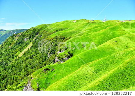 View of the Aso Daikanbo area (Aso City, Kumamoto Prefecture) [July 2025] 129232217