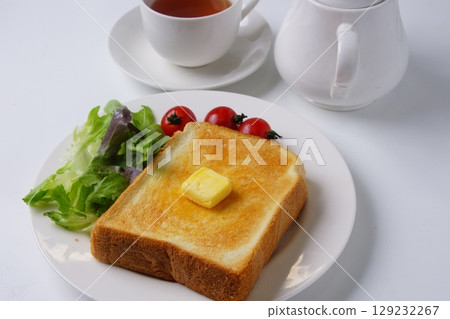 Toast breakfast Toast breakfast 129232267
