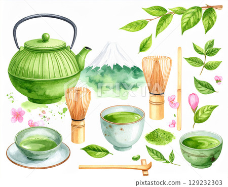 Matcha AI水彩圖標 129232303