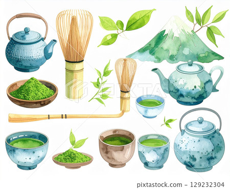 Matcha AI水彩圖標 Matcha AI水彩圖標 129232304