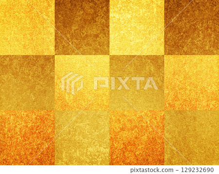 Gold leaf lattice pattern Gold leaf lattice pattern 129232690