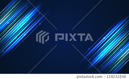 Abstract futuristic blue background with lights and copyspace. Vector illustration Abstract futuristic blue background with lights and copyspace. Vector illustration 129232836