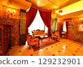 A luxurious room in an old castle 129232901