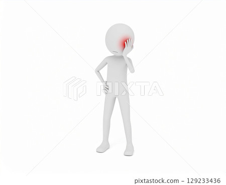 3D人物頭痛生成AI 129233436