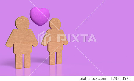 The Wood plate two men and heart for lgbtq concept 3d Rendering. The Wood plate two men and heart for lgbtq concept 3d Rendering. 129233523