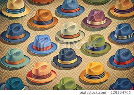 Many various men's classic hats. Shop and choice 129234765